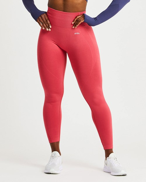 AYBL Balance V2 Seamless Leggings Rosas | ABHXF1586