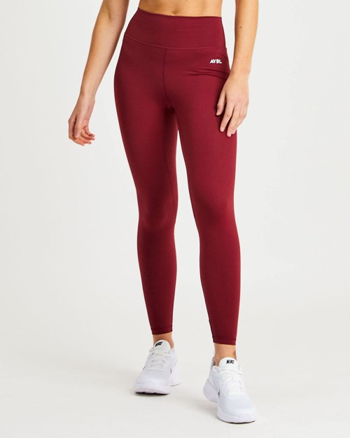 AYBL Core Leggings Mauve Wine | CVTZP8642