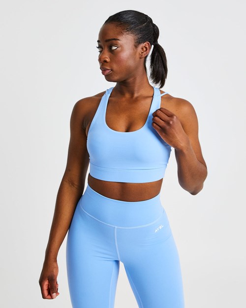 AYBL Core Sports Bra Azules | MQIJN7109