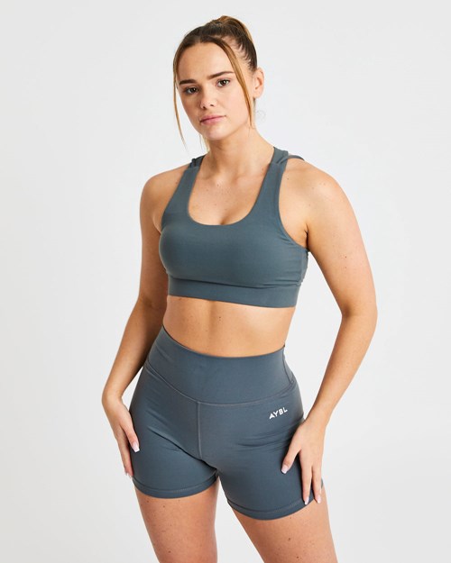 AYBL Core Sports Bra Gris | IPTBW7562