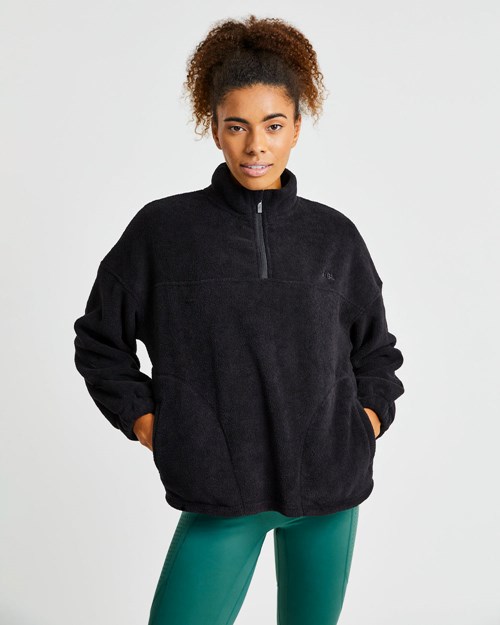 AYBL Effortless Oversized Fleece Negras | LZJXR5167