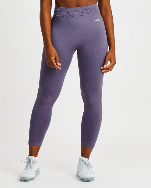 AYBL Elevate Seamless Leggings Moradas | OGCFU2189