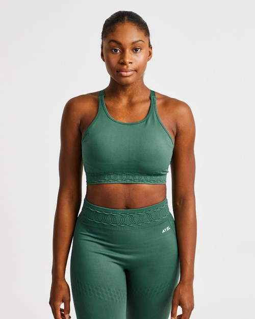 AYBL Elevate Seamless Sports Bra Verde | YQDGX3458