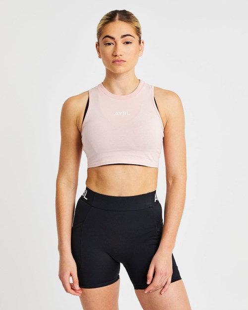 AYBL Entrenamiento Crop Vest Rosas | CNRQK8493