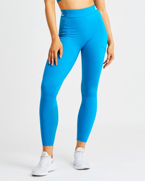 AYBL Entrenamiento Leggings Aqua | QPTSB9806