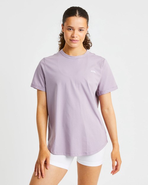 AYBL Everyday Oversized T Shirt Muted Mauve | LRXBI6572