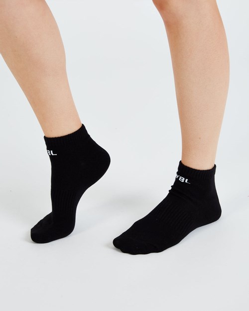 AYBL Everyday Trainer Socks (3 Pack) Negras | SDRCY1543