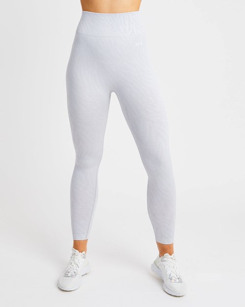 AYBL Evolve Animal Seamless Leggings Gris Claro | FVAKP5093