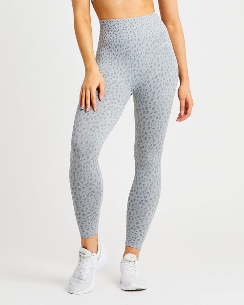 AYBL Evolve Speckle Seamless Leggings Gris Claro | EDRTZ8051