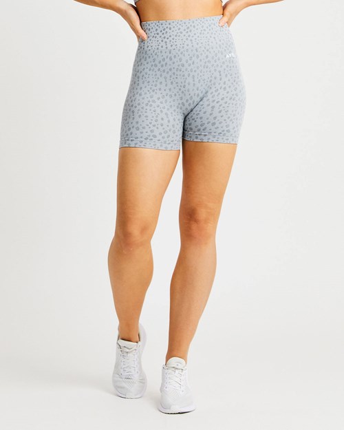 AYBL Evolve Speckle Seamless Shorts Gris Claro | ZNAGV7046