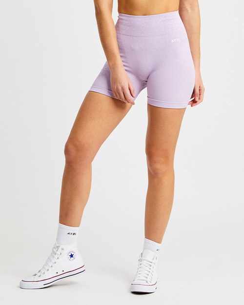 AYBL Evolve Speckle Seamless Shorts Lilac | MQOWX2963