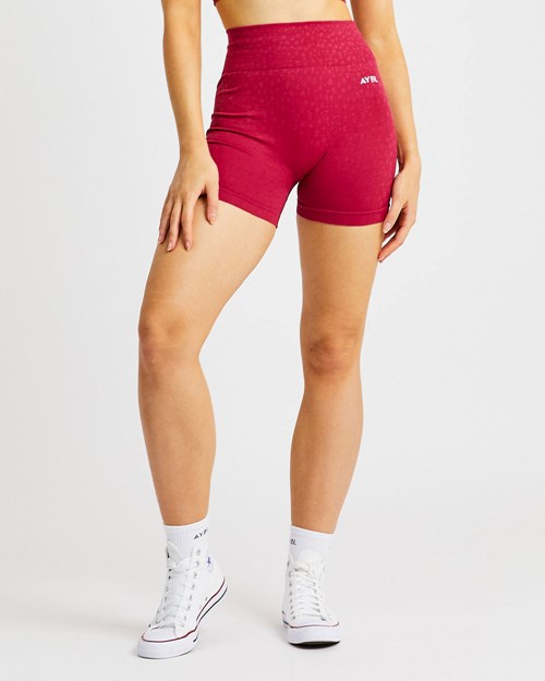 AYBL Evolve Speckle Seamless Shorts Raspberry | KJOLG0389