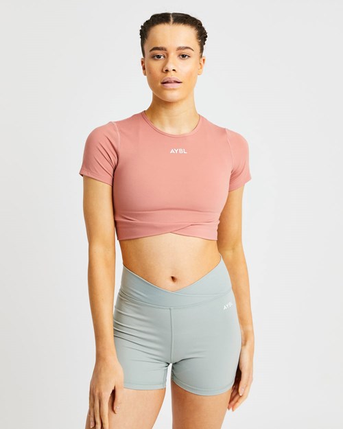 AYBL Flow Crop Top Rosas | FJASR5987