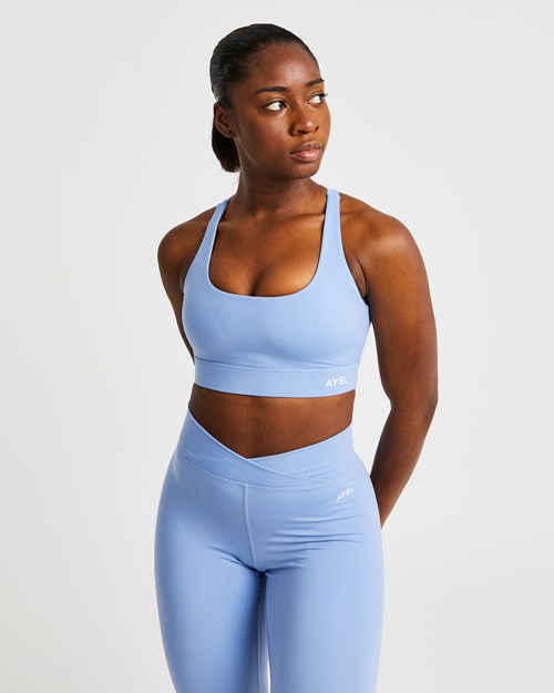 AYBL Flow Sports Bra Azules | LXUIR6512