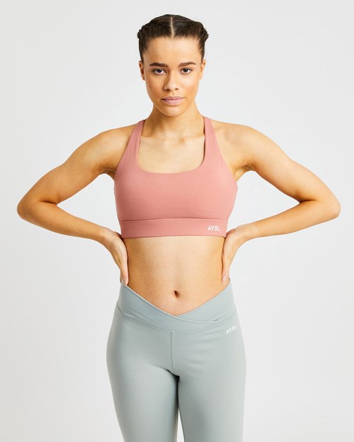 AYBL Flow Sports Bra Rosas | LXBMU8956