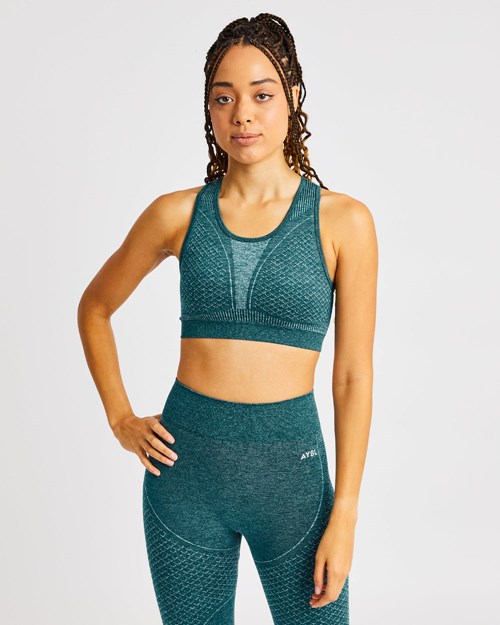 AYBL Impact Seamless Sports Bra Verde | HLCWA7368