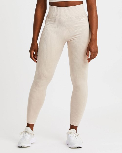 AYBL Luxe Seamless Leggings Sand | CHPTV6314