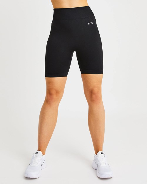 AYBL Motion Seamless Cycling Shorts Negras | PALWQ1308