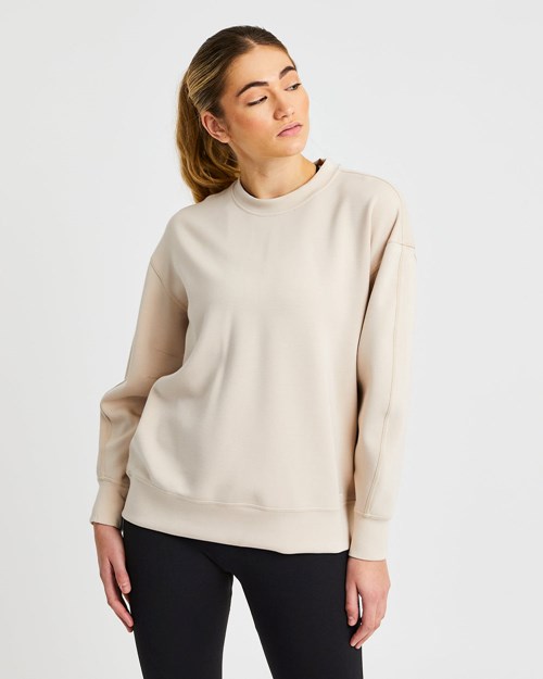 AYBL Oversized Jumper Creme | VXHCP4627