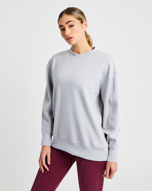 AYBL Oversized Jumper Gris | KLXUV0923