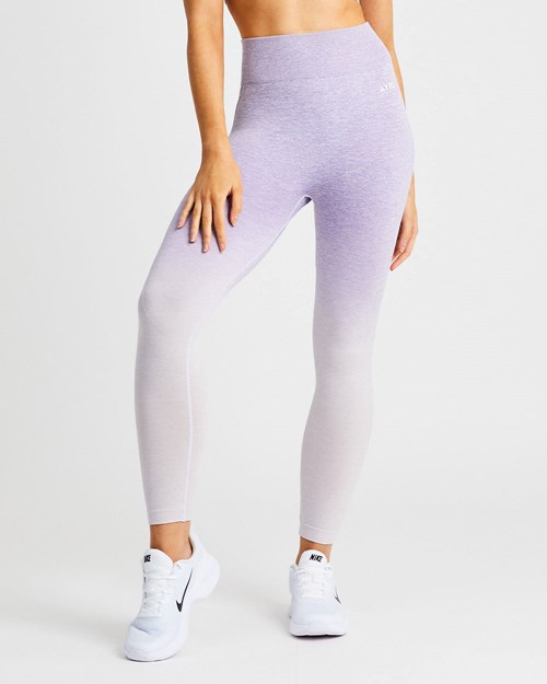 AYBL Pulse Ombré Seamless Leggings Lilac | XLYUB6789