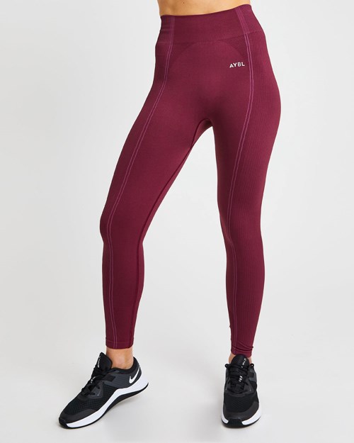 AYBL Reflex Seamless Leggings Plum | JMVDN9053