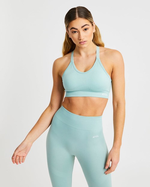 AYBL Reform Seamless Sports Bra Verde | JDOLC3682