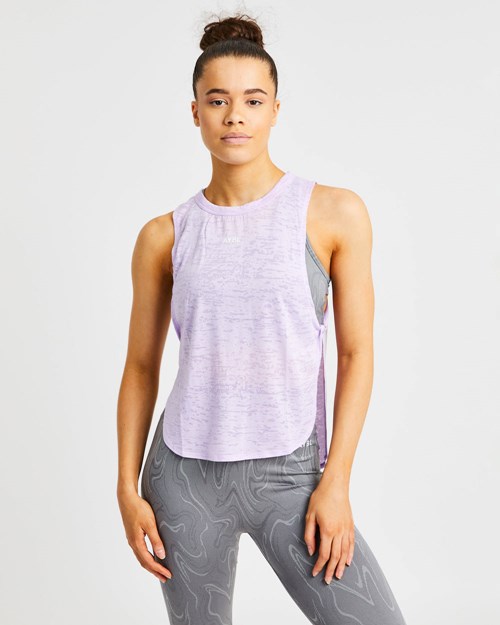 AYBL Velocity Twist Vest Lilac | NUCBH9271