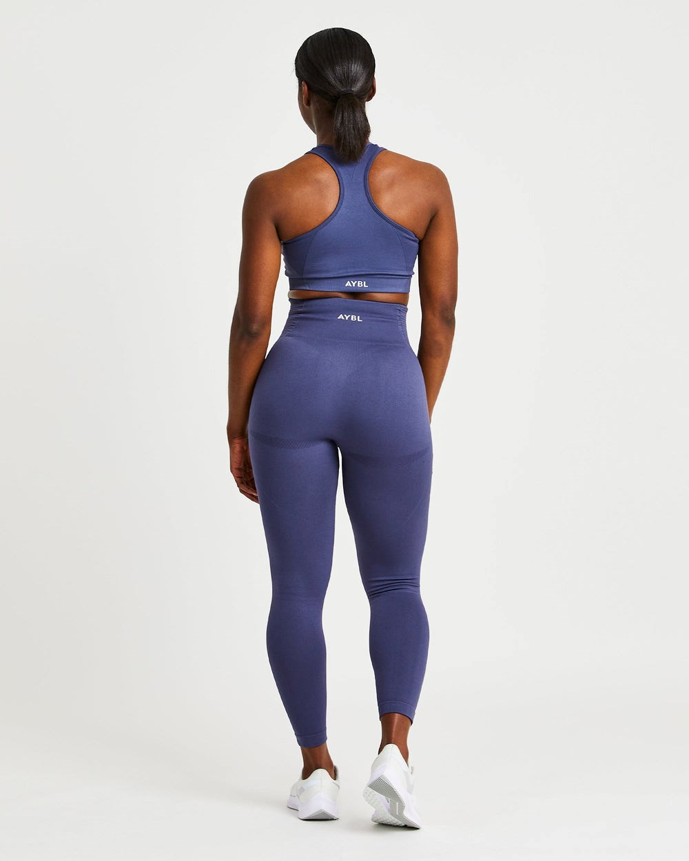 AYBL Balance V2 Seamless Leggings Azul Marino Azules | BPFTV6594