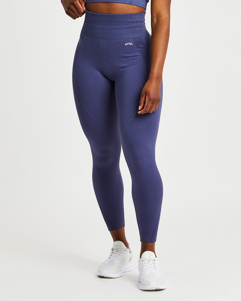 AYBL Balance V2 Seamless Leggings Azul Marino Azules | BPFTV6594