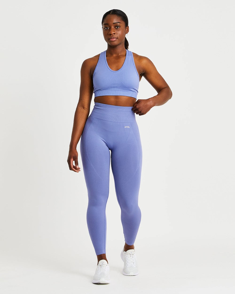 AYBL Balance V2 Seamless Leggings Azules | HLGVB4235