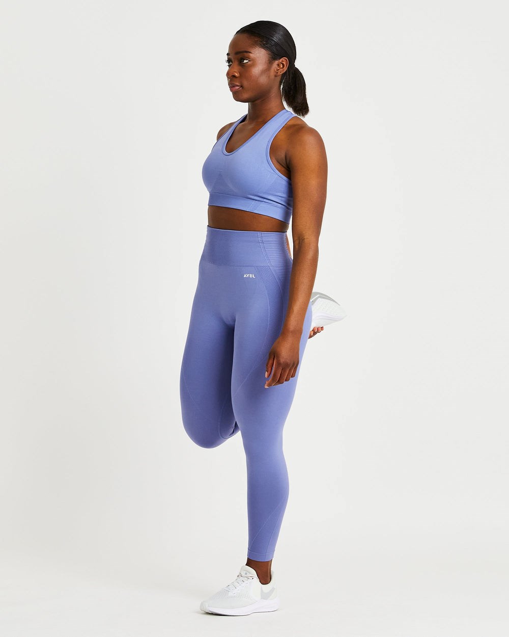 AYBL Balance V2 Seamless Leggings Azules | HLGVB4235