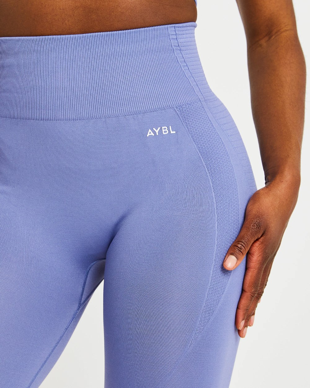 AYBL Balance V2 Seamless Leggings Azules | HLGVB4235