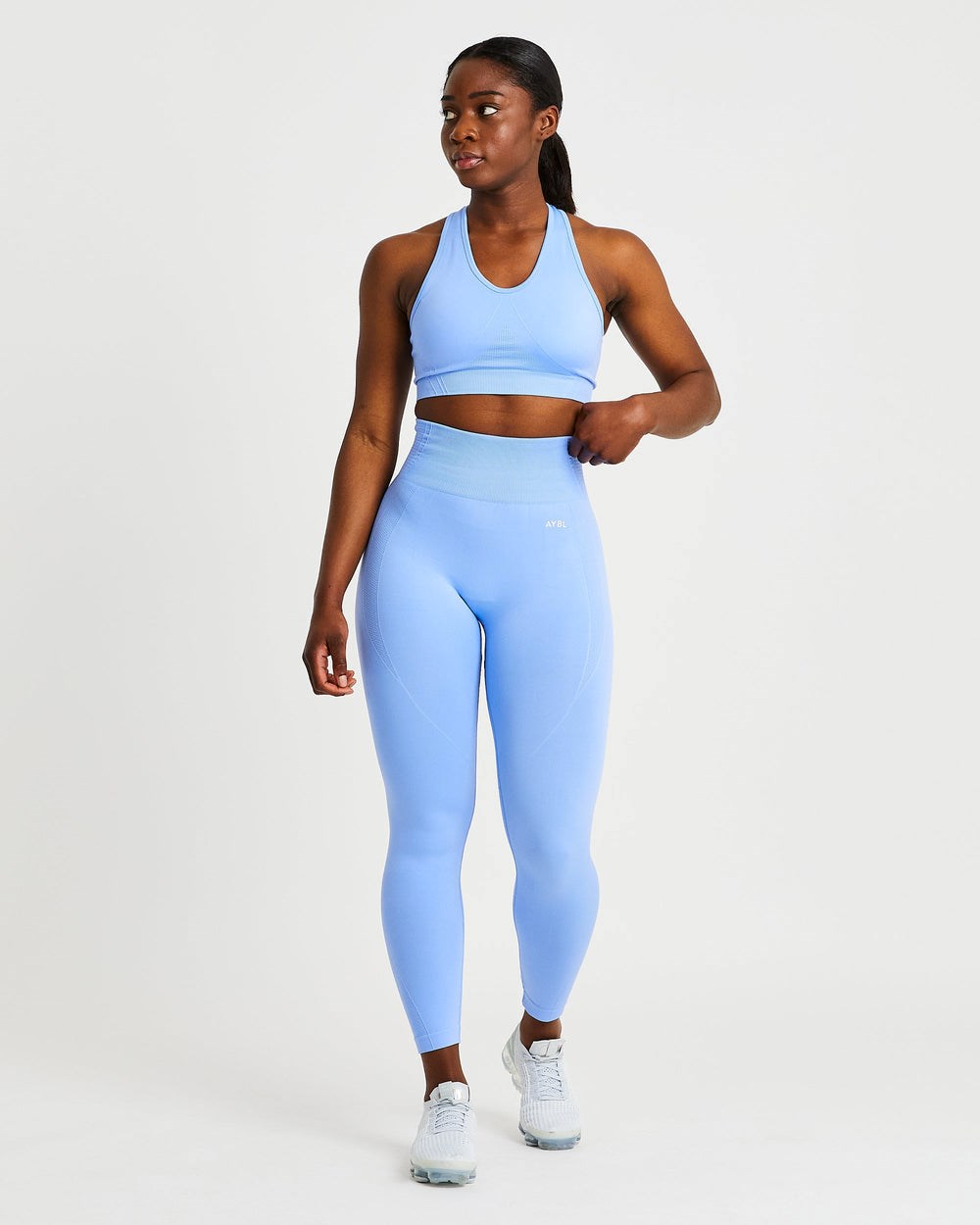 AYBL Balance V2 Seamless Leggings Azules | ZDLVR7941