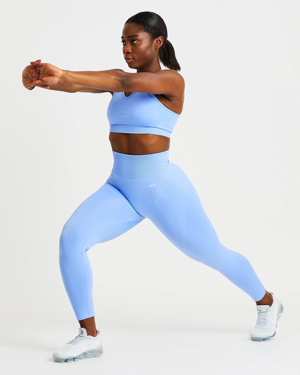 AYBL Balance V2 Seamless Leggings Azules | ZDLVR7941