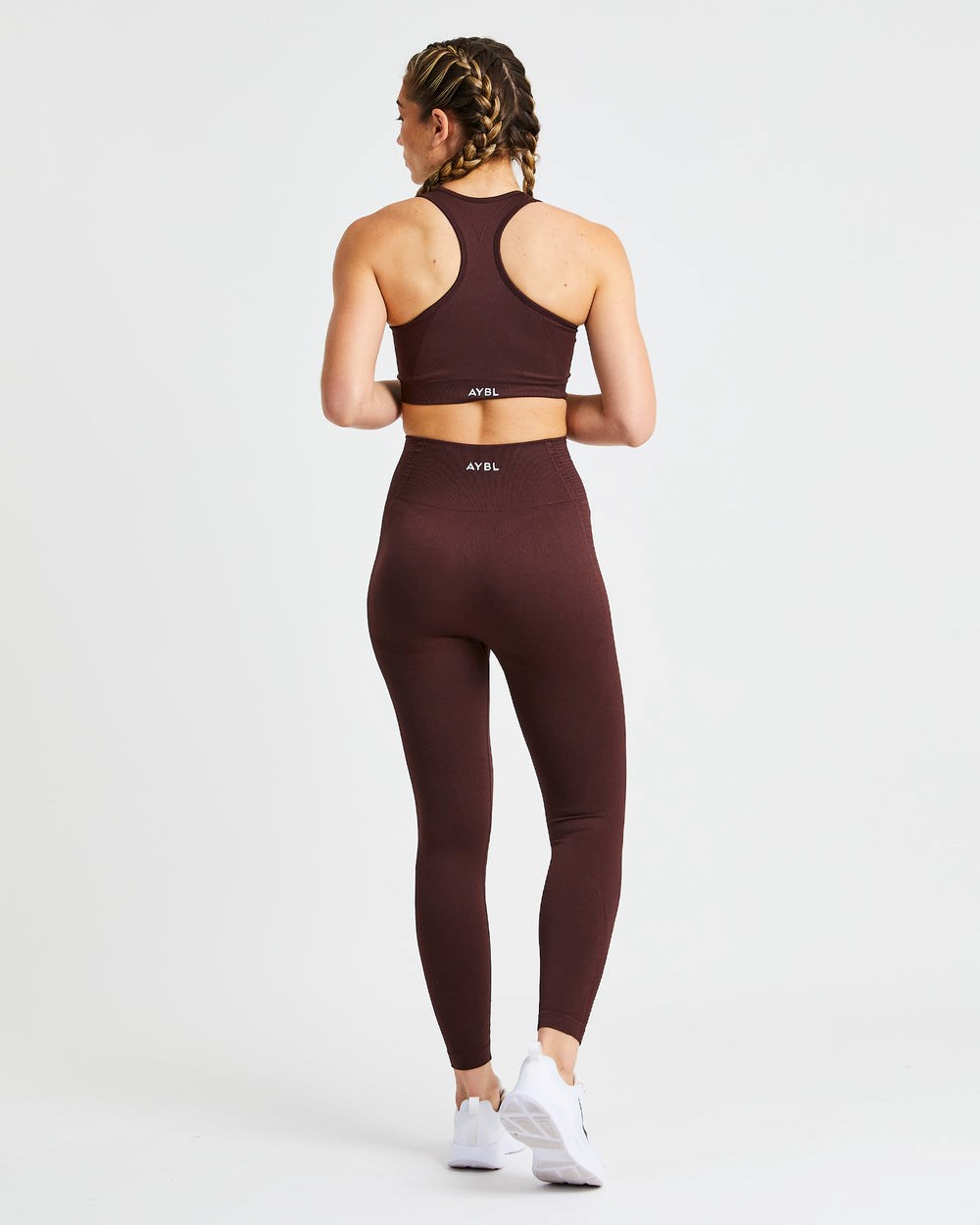 AYBL Balance V2 Seamless Leggings Chocolate Marrones | XCMBV7930