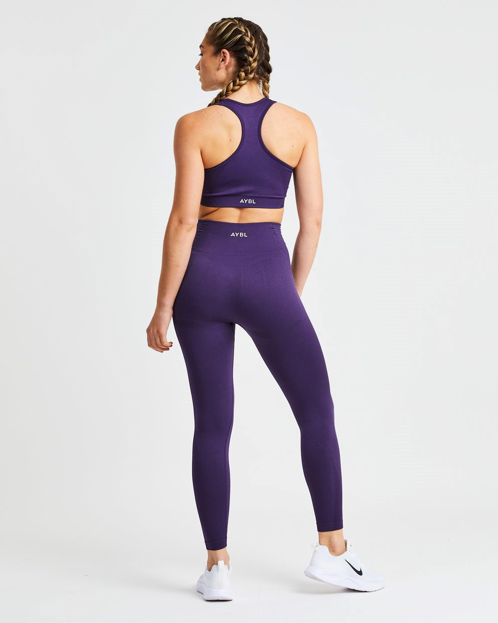 AYBL Balance V2 Seamless Leggings Moradas | DSAFN6940