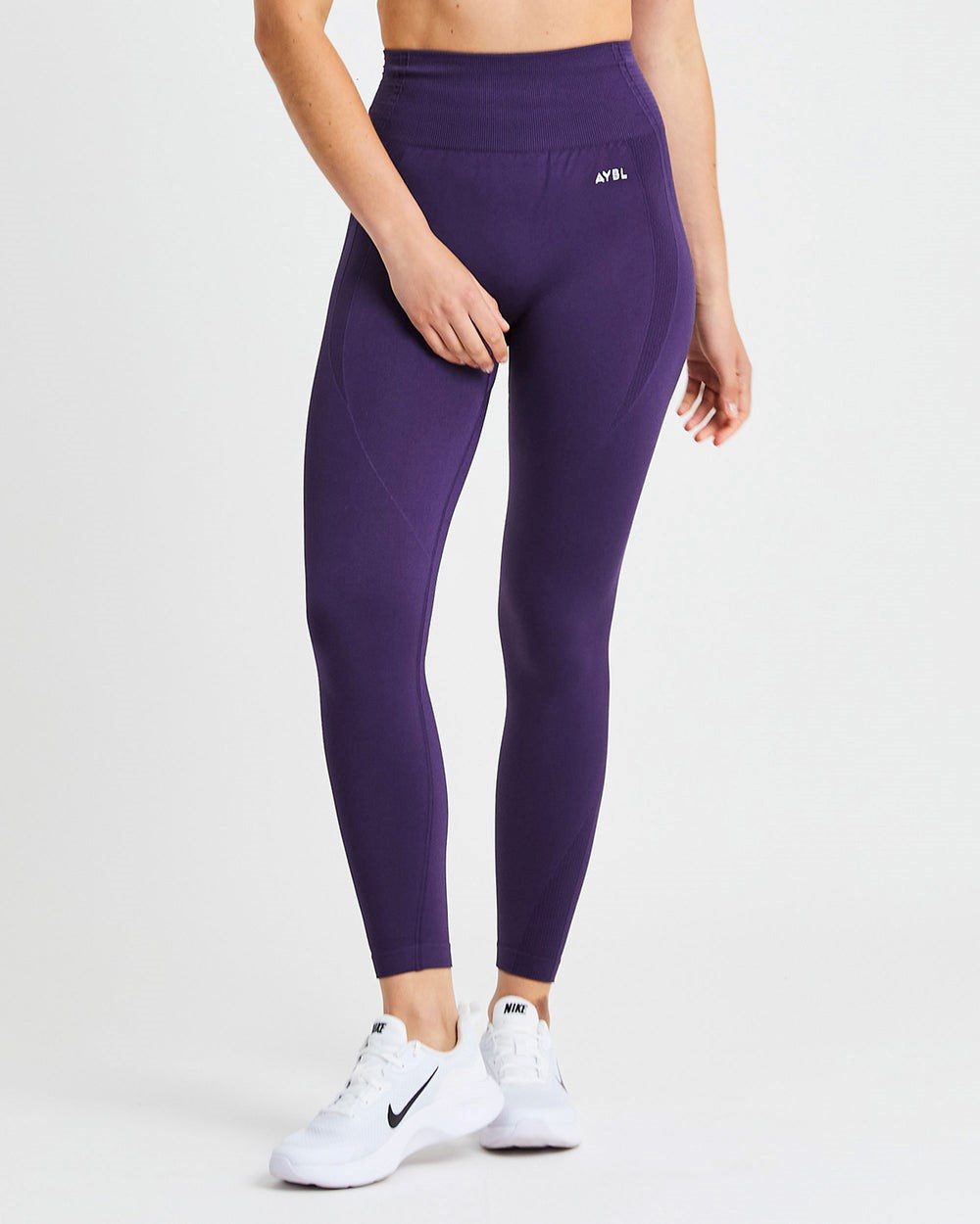 AYBL Balance V2 Seamless Leggings Moradas | DSAFN6940