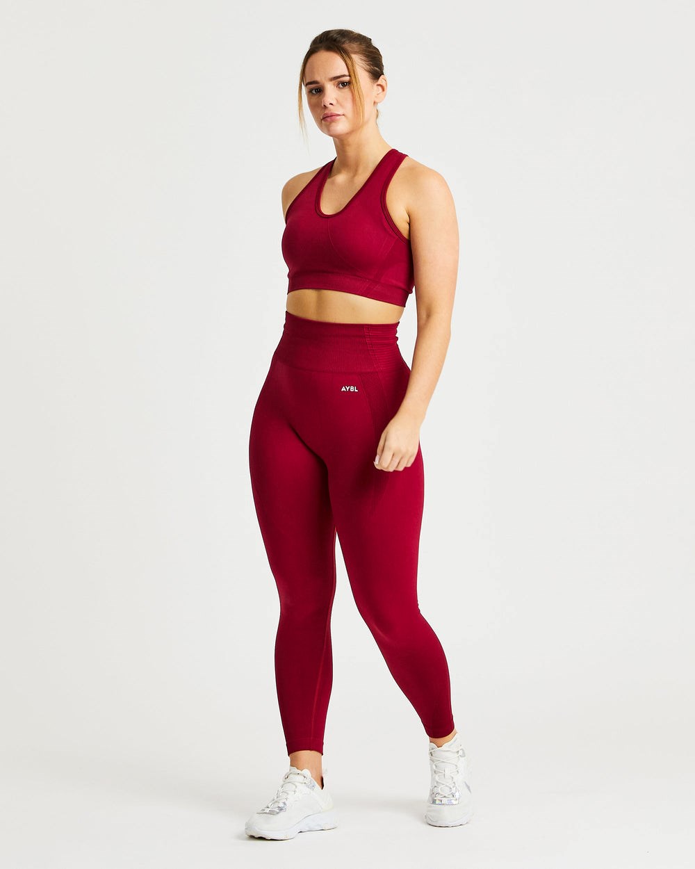 AYBL Balance V2 Seamless Leggings Rojas | YDEMU3691