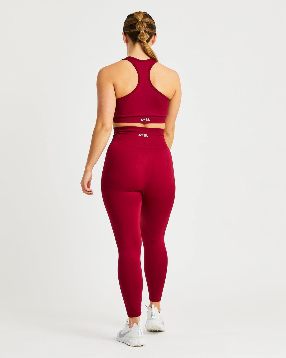 AYBL Balance V2 Seamless Leggings Rojas | YDEMU3691