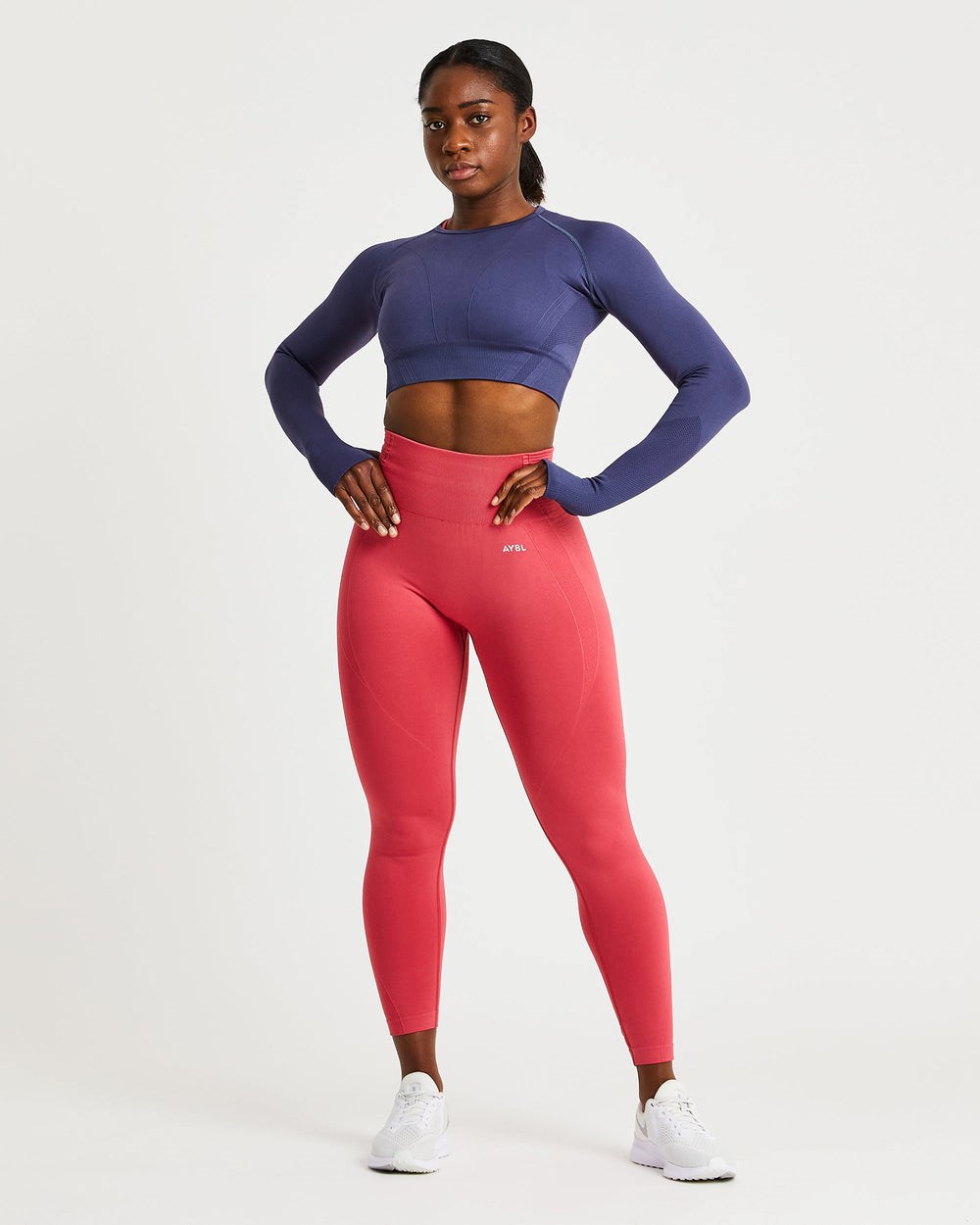 AYBL Balance V2 Seamless Leggings Rosas | ABHXF1586