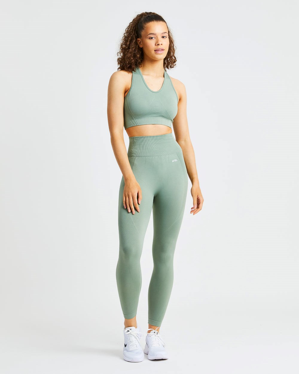 AYBL Balance V2 Seamless Leggings Verde Oliva Verde | MVUCT5034