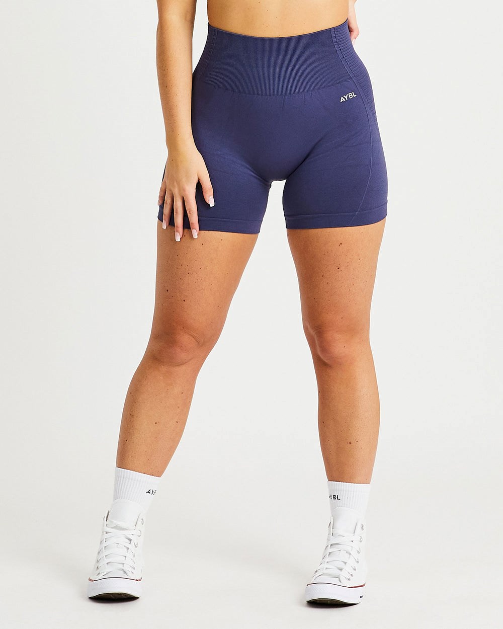 AYBL Balance V2 Seamless Shorts Azul Marino Azules | QSNZF1079