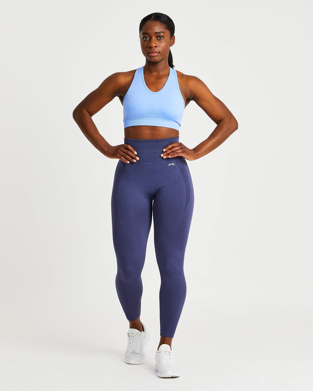 AYBL Balance V2 Seamless Sports Bra Azules | MKPIO9325