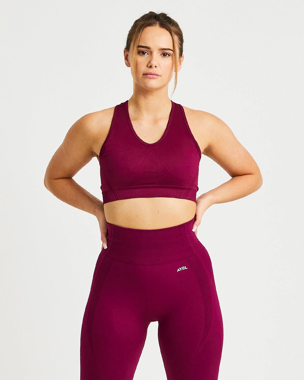 AYBL Balance V2 Seamless Sports Bra Moradas | OUKBY5708