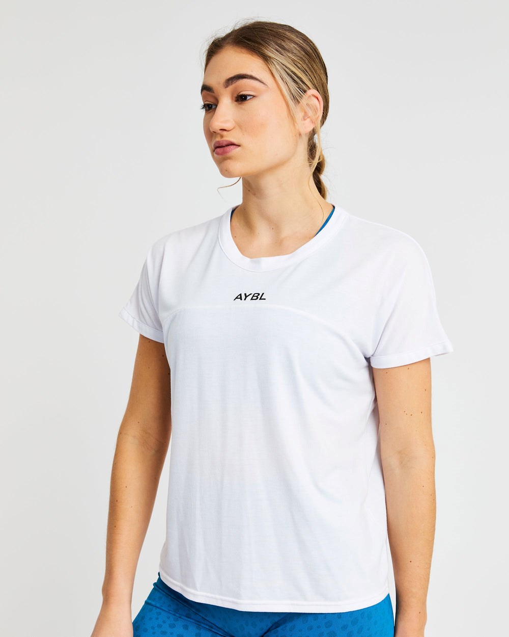 AYBL Boxy T Shirt Blancas | TOBCU0963