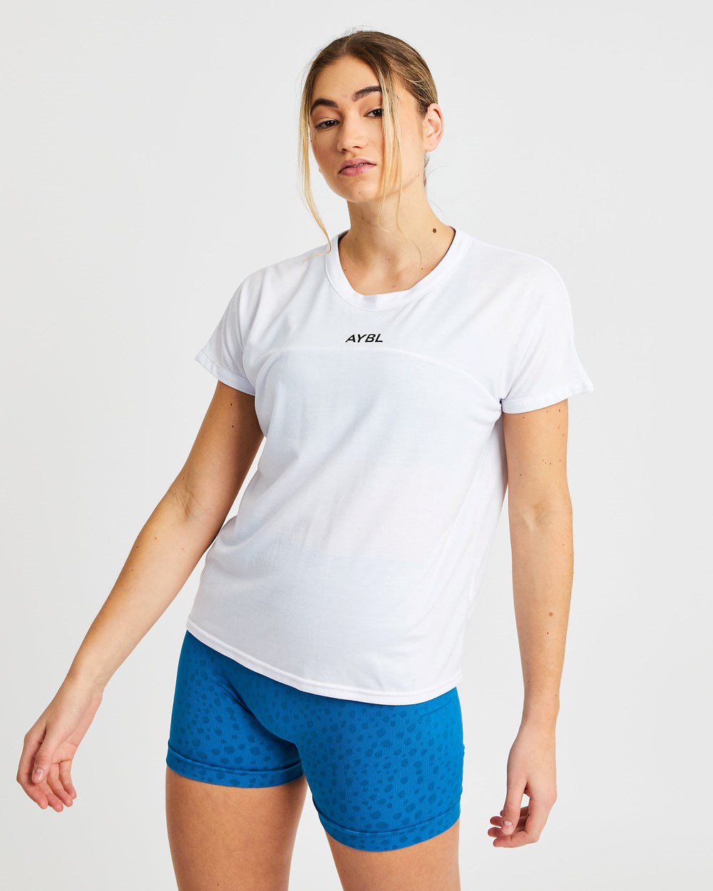 AYBL Boxy T Shirt Blancas | TOBCU0963