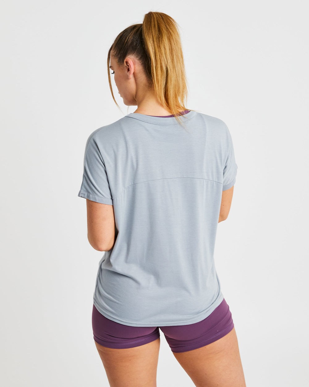 AYBL Boxy T Shirt Gris | LQXPU2407