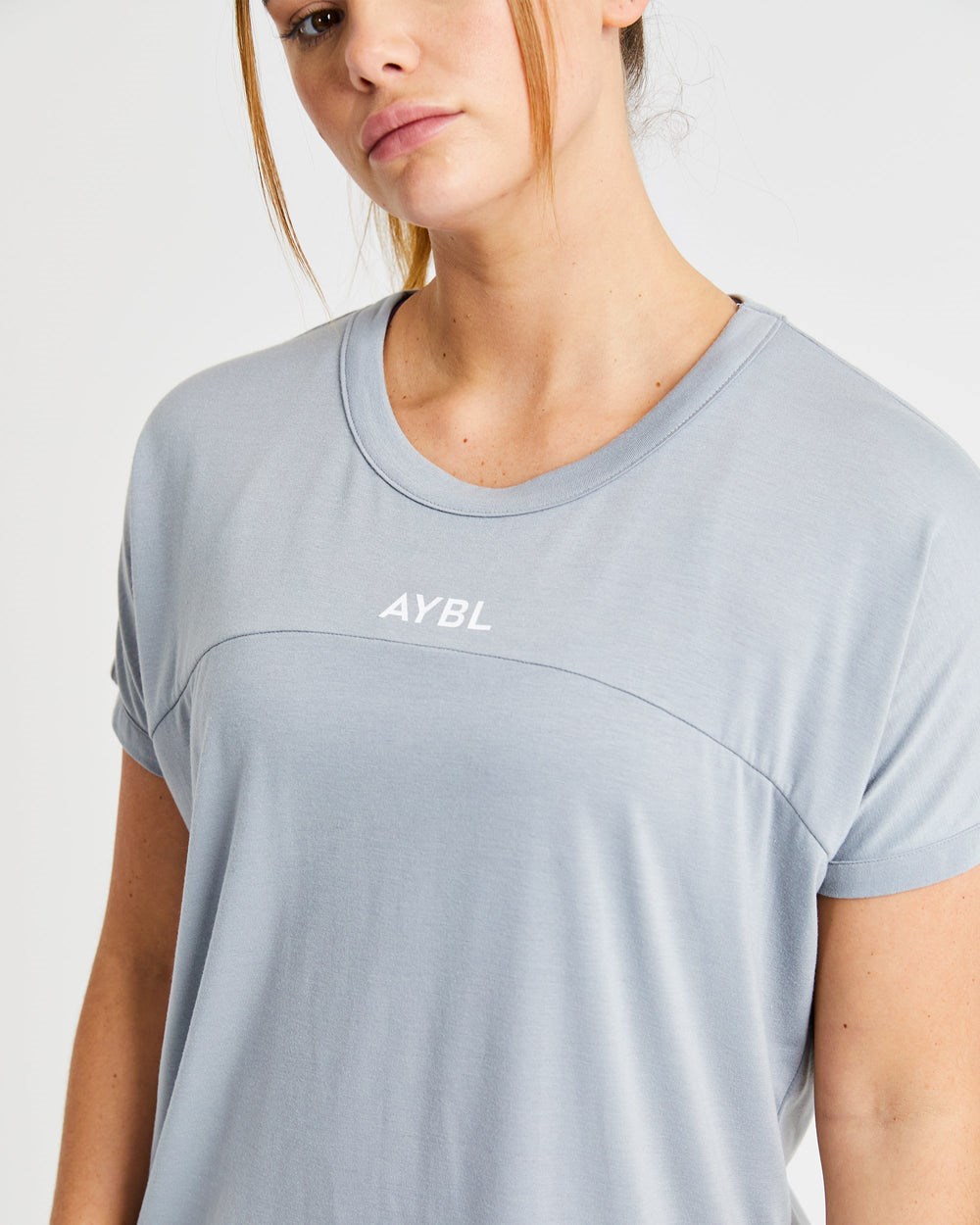 AYBL Boxy T Shirt Gris | LQXPU2407