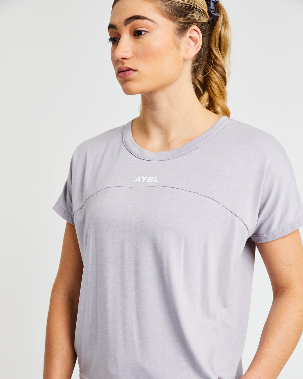 AYBL Boxy T Shirt Soft Lilac | GUOHF2670